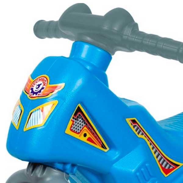 Bicicletă fără pedale TehnoK Mini-Bike 4340 Blue Yellow Plastic / Pentru copii photo 3
