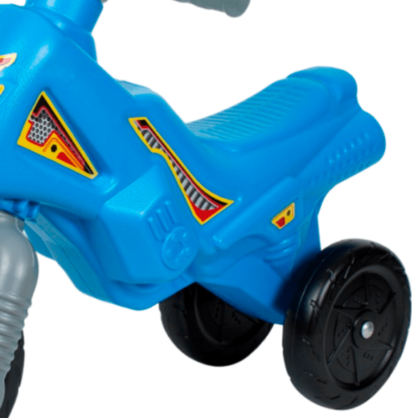 Bicicletă fără pedale TehnoK Mini-Bike 4340 Blue Yellow Plastic / Pentru copii photo 4