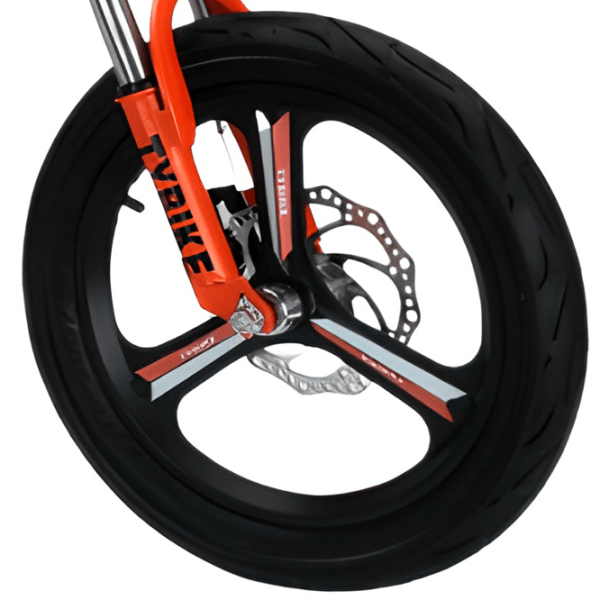 Bicicletă TyBike BK-09 16" 16" Orange Black Aliaj de magneziu / Pentru copii photo 4