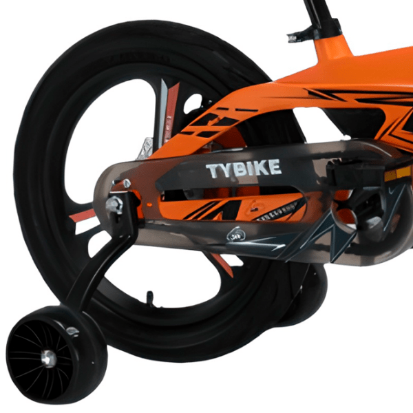 Bicicletă TyBike BK-09 14" 14" Orange Black Aliaj de magneziu / Pentru copii photo 2