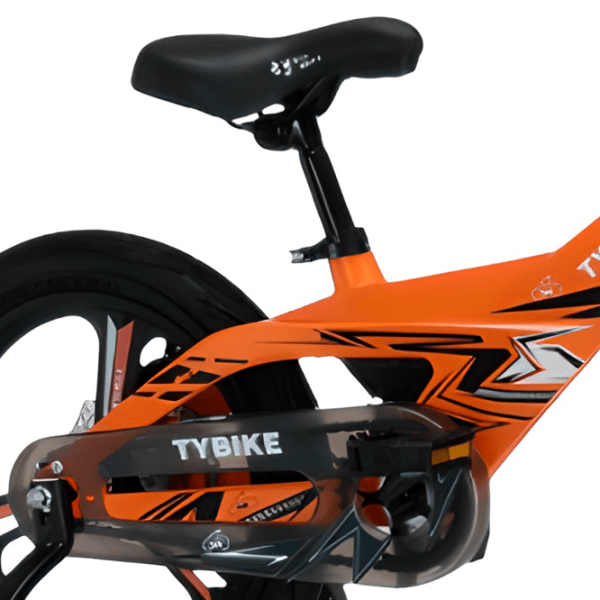 Bicicletă TyBike BK-09 14" 14" Orange Black Aliaj de magneziu / Pentru copii photo 3