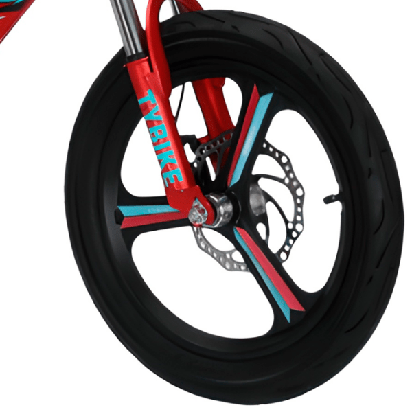 Bicicletă TyBike BK-09 20" 20" Red Blue Aliaj de magneziu / Pentru copii photo 4
