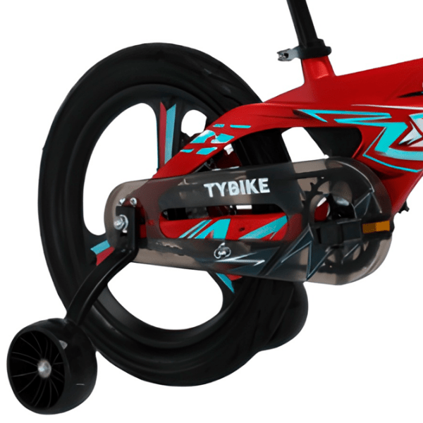 Bicicletă TyBike BK-09 14" 14" Red Blue Aliaj de magneziu / Pentru copii photo 2