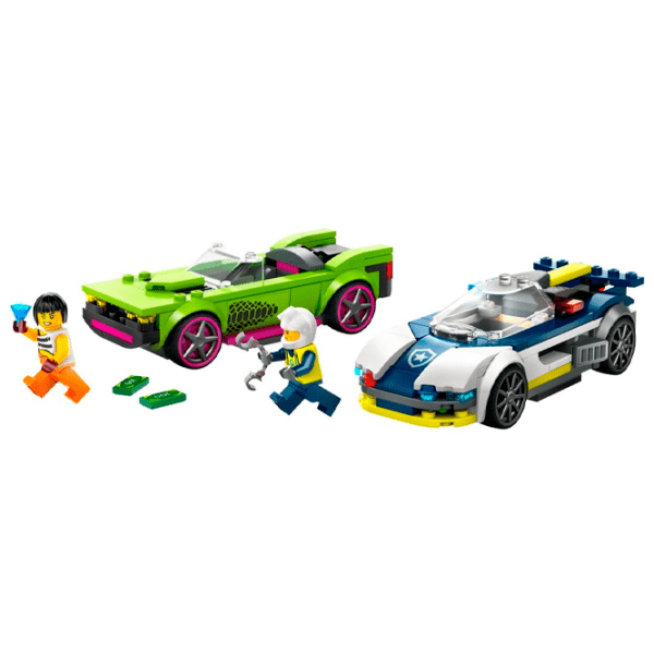 Конструктор LEGO Police Car and Muscle Car Chase Разноцветный Количество деталей 213, 6+ photo 2