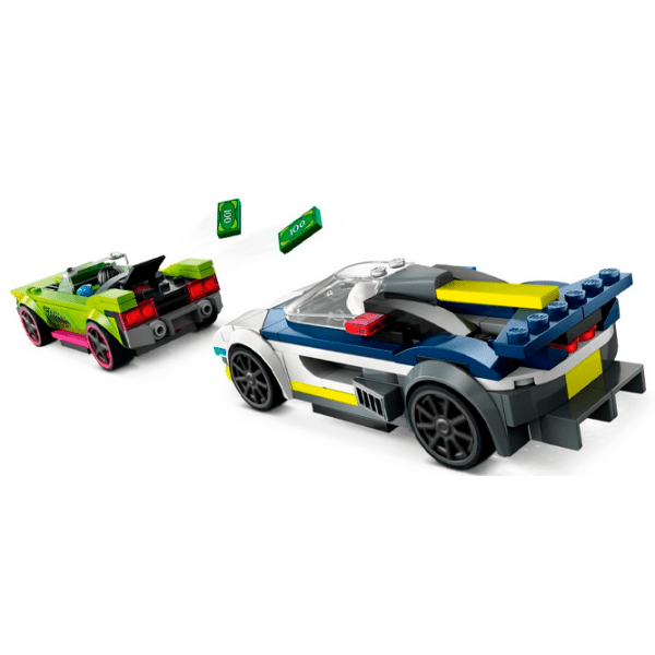 Конструктор LEGO Police Car and Muscle Car Chase Разноцветный Количество деталей 213, 6+ photo 3