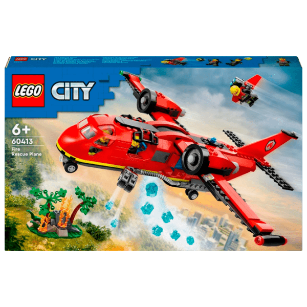 Constructor LEGO Fire Rescue Plane Multicolor Numărul de piese 478, 6+ photo 1
