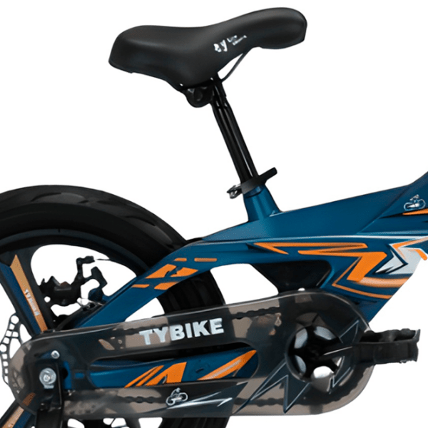 Bicicletă TyBike BK-09 14" 14" Blue Orange Aliaj de magneziu / Pentru copii photo 3