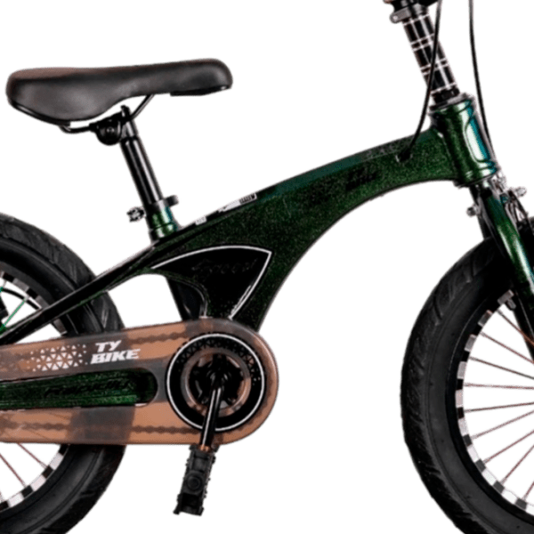 Bicicletă TyBike BK-08 20" 20" Green Black Aliaj de magneziu / Pentru copii photo 3
