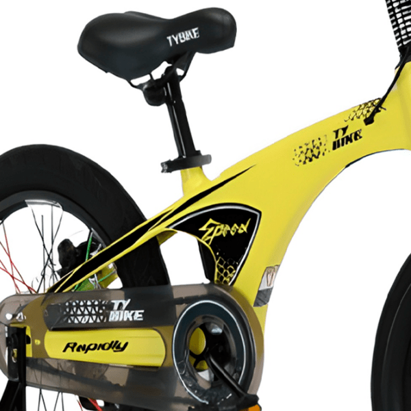 Bicicletă TyBike BK-08 20" 20" Yellow Black Aliaj de magneziu / Pentru copii photo 3
