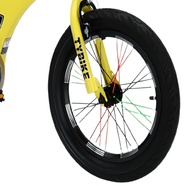 Велосипед TyBike BK-08 16" 16" Желтый Черный Магниевый сплав / Детский photo 5