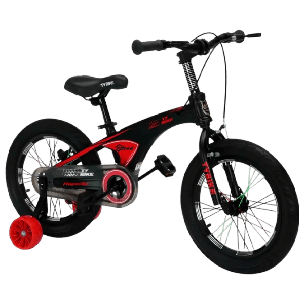 Bicicletă TyBike BK-08 20" 20" Black Red Aliaj de magneziu / Pentru copii photo 1