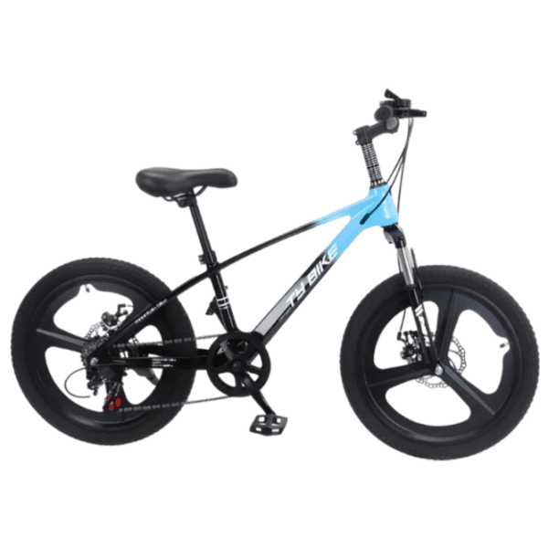 Bicicletă TyBike BK-7 20" 20" Blue Black Aliaj de magneziu / Pentru copii photo 1