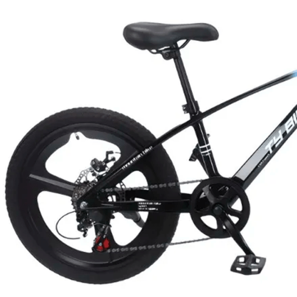 Bicicletă TyBike BK-7 20" 20" Blue Black Aliaj de magneziu / Pentru copii photo 2