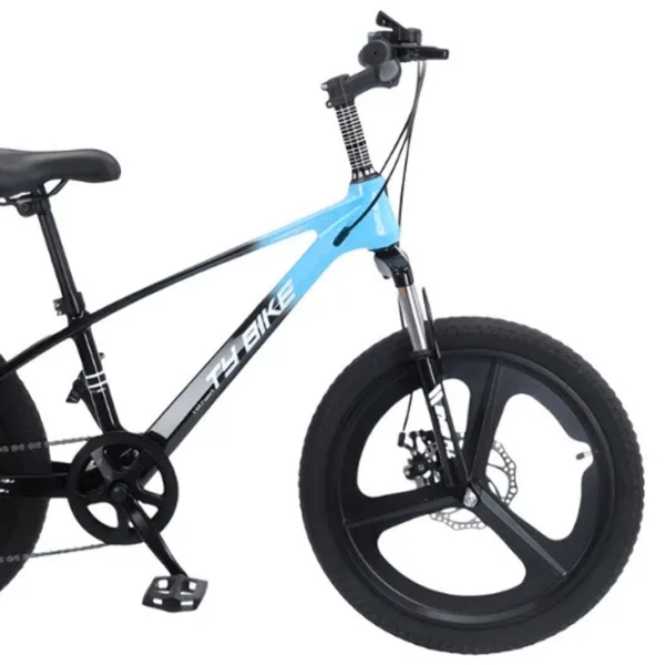 Bicicletă TyBike BK-7 20" 20" Blue Black Aliaj de magneziu / Pentru copii photo 3