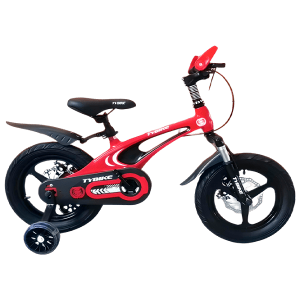 Bicicletă TyBike BK-2 12" 12" Red Black Aliaj de magneziu / Pentru copii photo 1