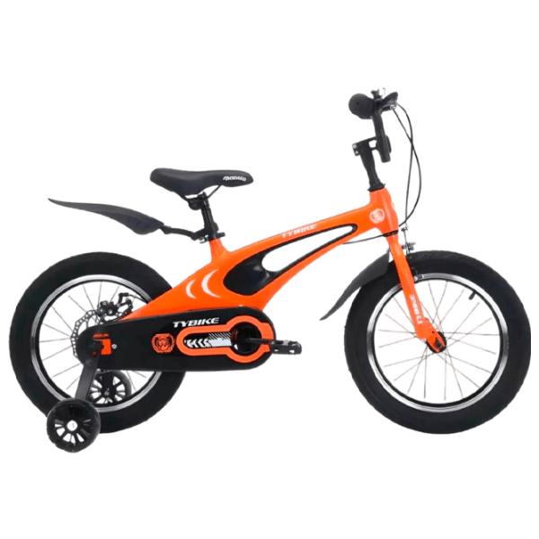 Bicicletă TyBike BK-1 Spoke 14" 14" Orange Black Aliaj de magneziu / Pentru copii photo 1