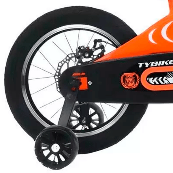 Велосипед TyBike BK-1 Spoke 16" 16" Оранжевый Черный Магниевый сплав / Детский photo 2