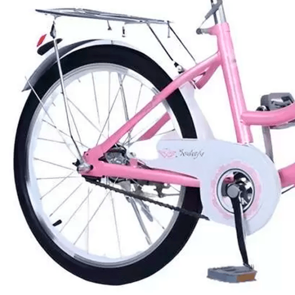 Велосипед TyBike DF-01 20" 20" Розовый White Сталь / Детский photo 2