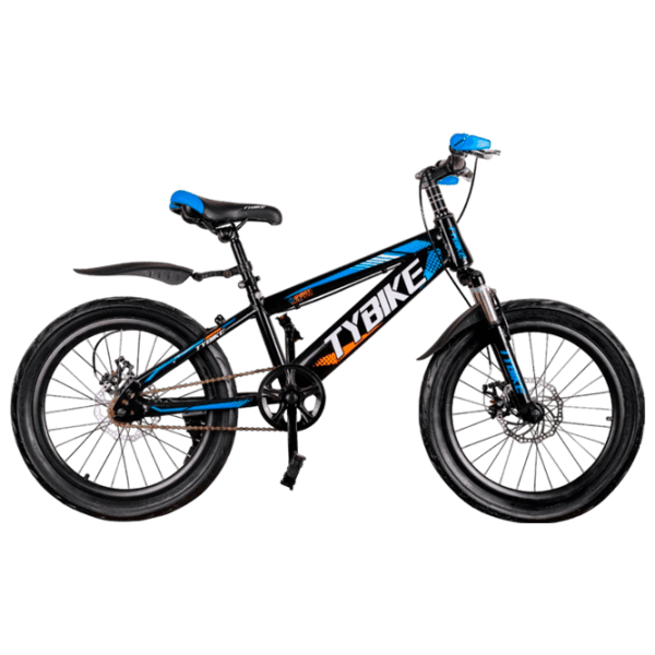 Bicicletă TyBike BK-10 20" 20" Blue Black Oțel / Pentru copii photo 1