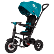 Triciclu Qplay Rito Rubber Blue Oțel/ Pentru copii