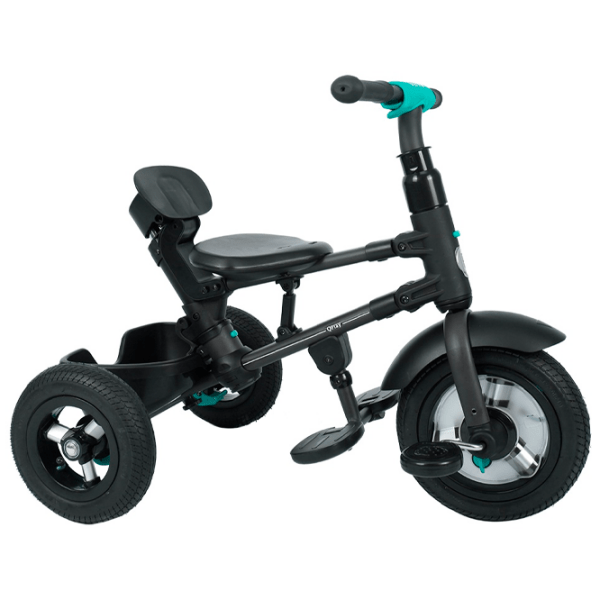 Triciclu Qplay Rito Rubber Blue Oțel/ Pentru copii photo 5