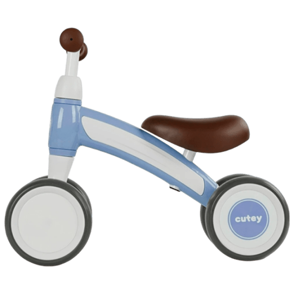 Tricicletă fără pedale Qplay Cutey Pastel 12" Blue White Metal / Pentru copii photo 3