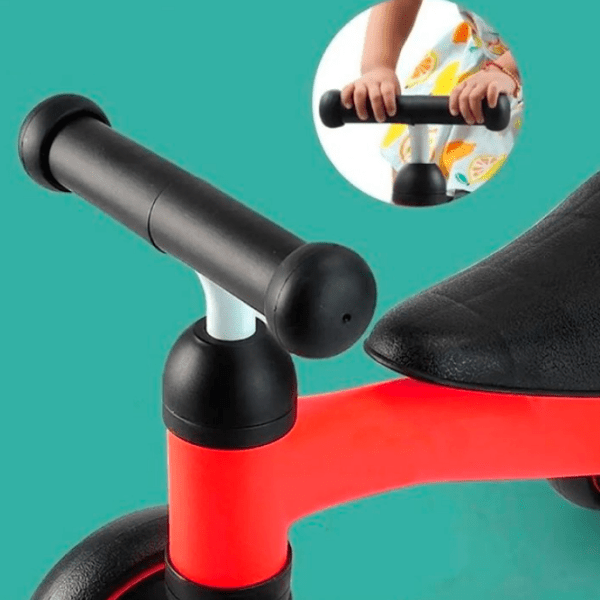 Bicicletă fără pedale Beise Grow Future 5.7" Red Black Plastic / Pentru copii photo 3