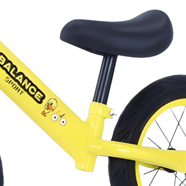 Bicicletă fără pedale 4Play Balance AEBS 12" 12" Yellow Black Metal / Pentru copii photo 4