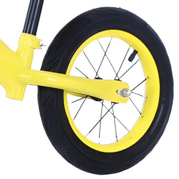 Bicicletă fără pedale 4Play Balance AEBS 12" 12" Yellow Black Metal / Pentru copii photo 5