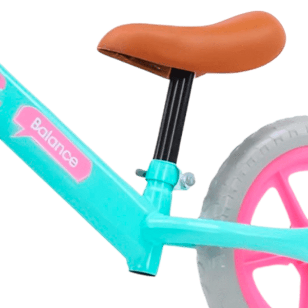 Bicicletă fără pedale 4Play Balance A66 12" 12" Mint Pink Metal / Pentru copii photo 4