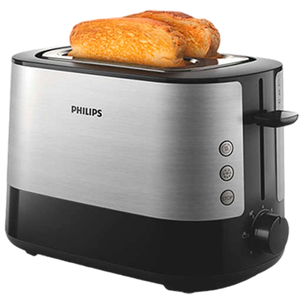 Toster Philips HD2635/ 90 Black 950&nbsp;W, Numărul de grade de prăjire: 7 photo 5