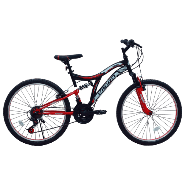 Bicicletă Belderia Vision Kings 26" 26" Black Red Aluminiu / Pentru adulți photo 1