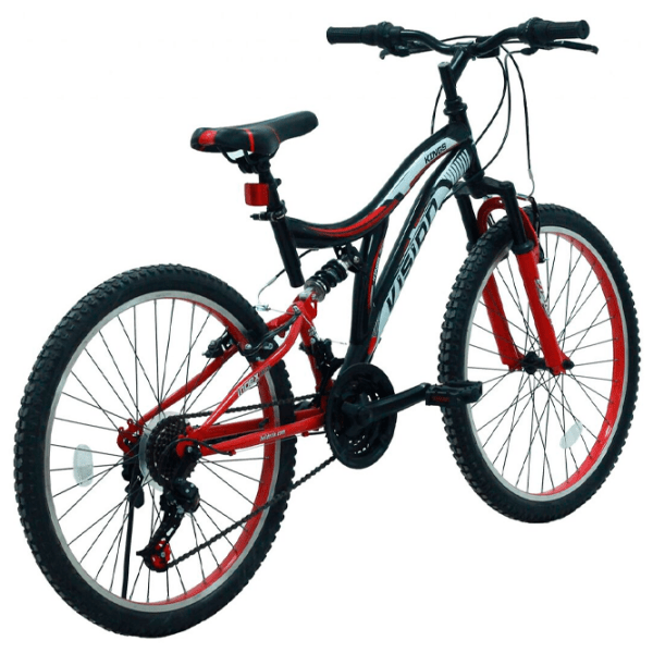 Bicicletă Belderia Vision Kings 26" 26" Black Red Aluminiu / Pentru adulți photo 2