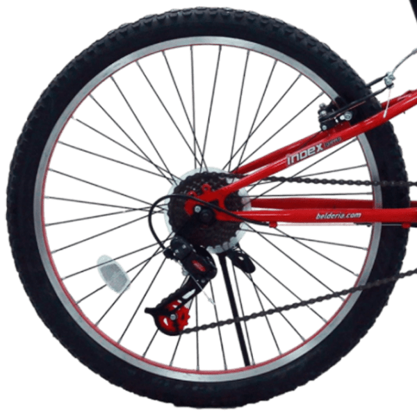 Bicicletă Belderia Vision Kings 26" 26" Black Red Aluminiu / Pentru adulți photo 3