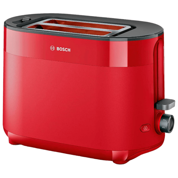 Toster Bosch TAT2M124 Red 950&nbsp;W, Numărul de grade de prăjire: 6 photo 1