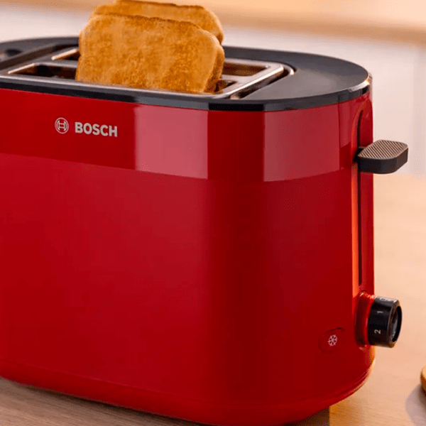 Toster Bosch TAT2M124 Red 950&nbsp;W, Numărul de grade de prăjire: 6 photo 4