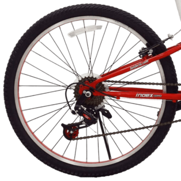 Bicicletă Belderia Vision Kings 24" 24" White Red Aluminiu / Pentru adulți photo 3