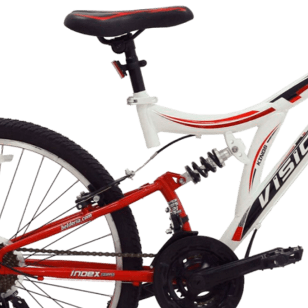 Bicicletă Belderia Vision Kings 24" 24" White Red Aluminiu / Pentru adulți photo 4