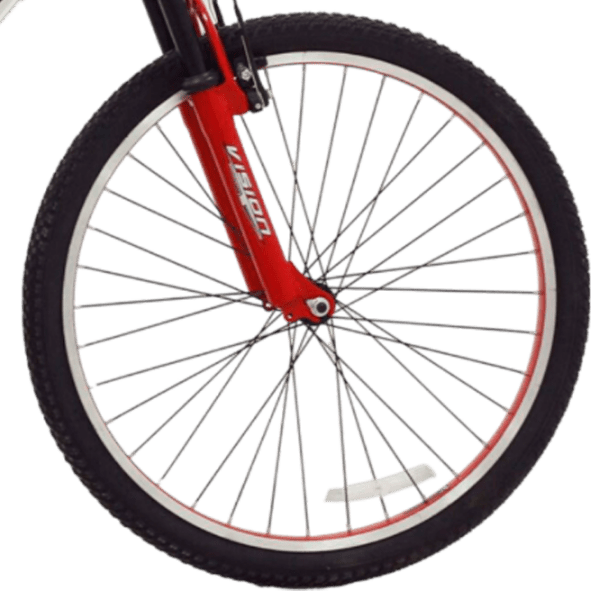 Bicicletă Belderia Vision Kings 24" 24" White Red Aluminiu / Pentru adulți photo 6