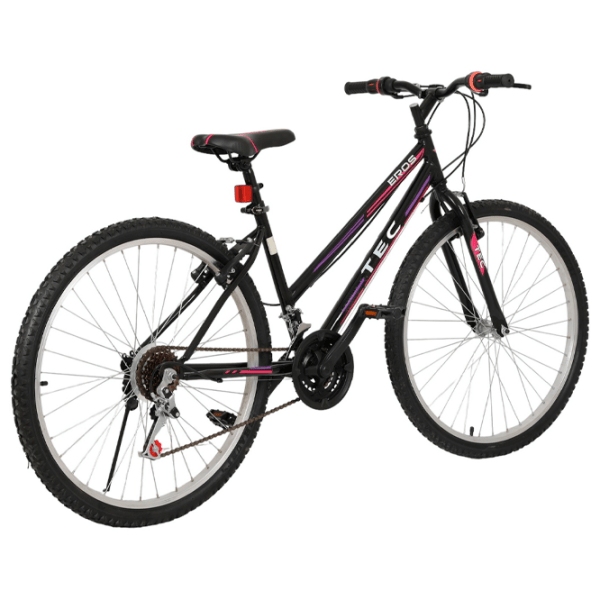 Bicicletă Belderia Tec Eros 26" 26" Black Pink Aluminiu / Pentru adulți photo 3