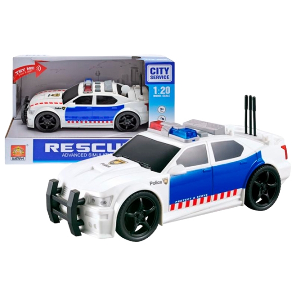 Машинка Wenyi Police Car WY500D
Черный
Белый  photo 3