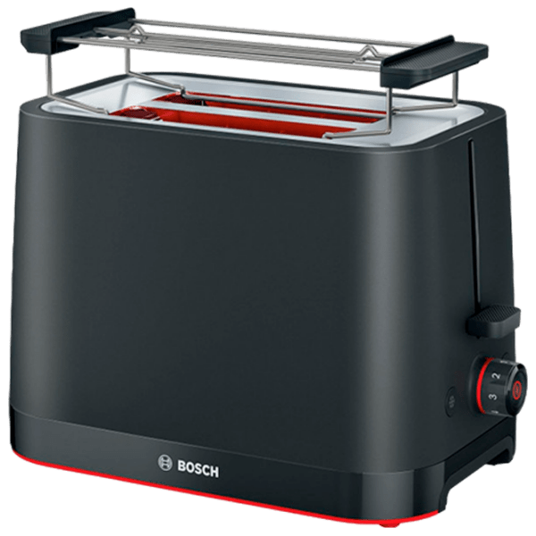 Toster Bosch TAT3M123 Black 950&nbsp;W, Numărul de grade de prăjire: 7 photo 1
