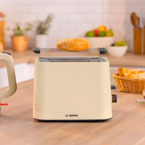 Toster Bosch TAT3M127 Beige 950&nbsp;W, Numărul de grade de prăjire: 7 photo 2