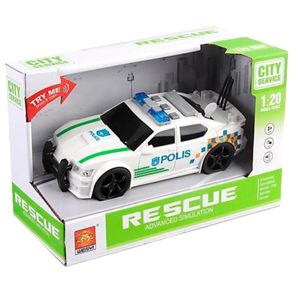 Mașină Wenyi Police Car WY500E
Green
White  photo 4