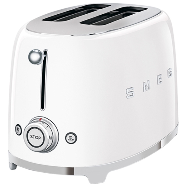 Toster Smeg TSF01WHEU White 950&nbsp;W, Numărul de grade de prăjire: 6 photo 2