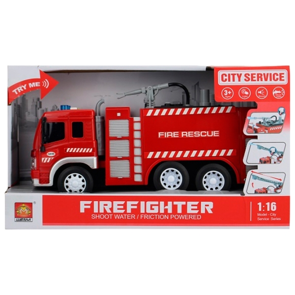 Mașină Wenyi Firefighter WY351A
White
Red  photo 5