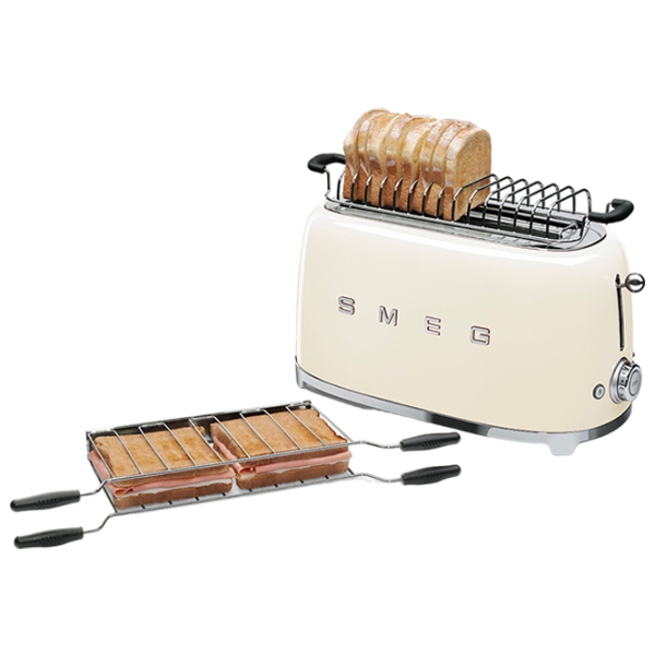 Toster Smeg TSF02CRE Beige 950&nbsp;W, Numărul de grade de prăjire: 6 photo 4