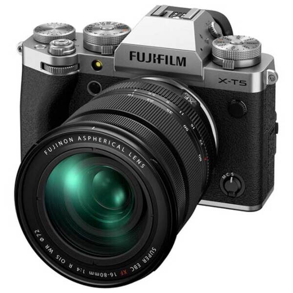 Cameră foto FujiFilm X-T5 XF16-80mmF4 R OIS WR + XF 16-80mmF4 R OIS WR Silver CMOS, 40.2 MP, f/ 1.4 - f/ 2.8 photo 2