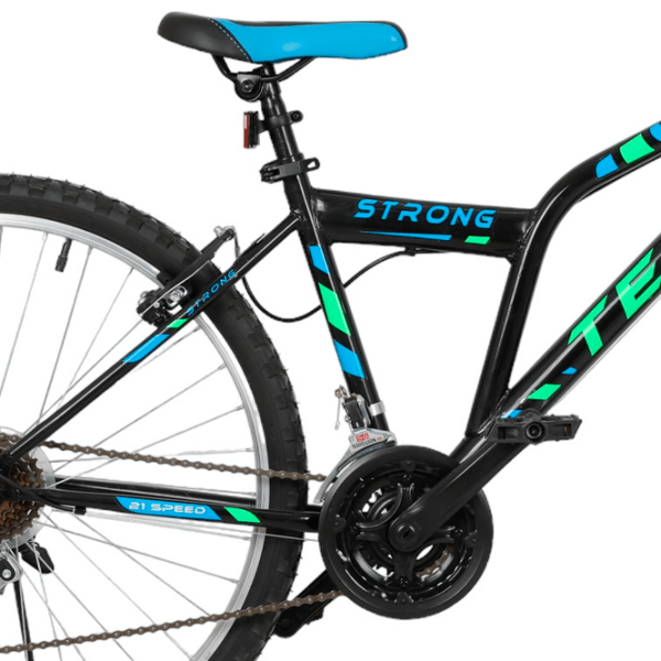 Bicicletă Belderia Tec Strong 26" 20" Black Blue Oțel / Pentru copii photo 5