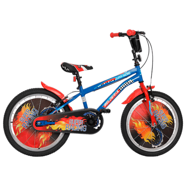 Bicicletă Belderia Super Racing 20" 20" Blue Red Oțel / Pentru copii photo 1